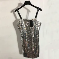 Shiny Sequin Sling Skirts Womens Dresses Fashion Luxury Sexy Party Nightclub Dress For Lady