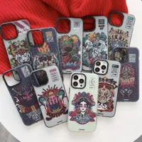 Cell phone cases suitable for iPhone 14 pro Guochao tide brand graffiti Apple 12promax Chinese style 13 protective cover