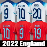 2022 Koszulki piłkarskie Kane Mead Foden Sterling Englands Rashford World Mount Cup Sancho Saka 23 23 Koszulki National Football Men Men Kamena Kit Kit Kit Mundurs
