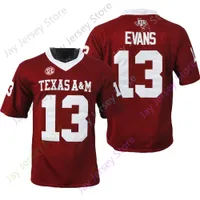 Texas AM Aggies Fußball Trikot NCAA College Mike Evans Rot Größe S-3xl Alle genähten Jugendlichen