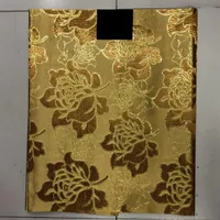 Clothing Fabric High Quality Sego Headtie In Gold Nigeria African Head Wraps For Wedding LXL-42-1