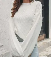 Женский свитер Kint с длинным рукавом поло круго