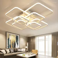 Kryształ żyrandolowy Nowoczesna dioda LED do sypialni salonu ze zdalną ściemniaczową białą lampą sufitową Domowe Dach Dachowe Oprawa oświetlenia