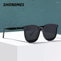 Sunglasses SHONEMES Big Frame Polarized Women Personality Design Driving Men Sun Glasses Outdoor UV Protection Eyewear