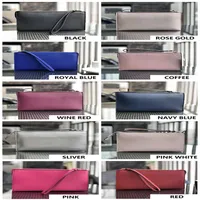 brand designer wallets wristlets Clutch Bags card holder Fashion Bags olders women 10 colors wristlet strap263j