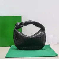 10A Üst Tier Kaliteli Teen Jodie Bag 36cm Lüks Tasarımcı Kadınlar Gerçek Deri Orta Siyah Çanta Fermuarı El Çantası Klasik Kuzu Din Hobo Kutu Box Alışveriş Çantası