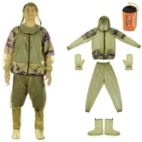 قمصان في الهواء الطلق Lixada Mosquito Suit Suit Suit Suit Jacket Mesh Wooded Suits Fishing Hunting Camping Ensect Detection Shirt 220923