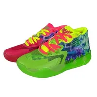 Lamelo Ball MB01 Rick Morty Galaxy Kids For Sale Queen City Basketball Shoes Store Outle US7.5-US12
