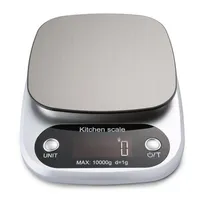 Digital Kitchen Scale 10kg Food Multifunction Weight Scale Electronic Baking & Cooking Scale with LCD Display Silver265J