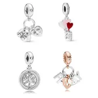 2019 Mother Day My Little Baby Hanging Charm Fits for Pandora Bracelets & Necklace 925 sterling silver beads diy charms loose bead3162