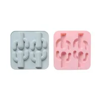 Cactus Ice Cube Tray Baking Moulds Cacti Silicone Molds for DIY Chocolate Candy Gummy Gelatin Jello Jelly Baking Cake Soap Crayons Kitchen Pastry Tools 1221364