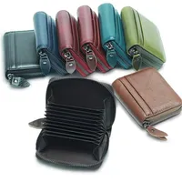 Card Holders Men Multi-card Position Wallet Genuine Leather Visiting Cards Holder Like Musical Instrument Organ Package340q
