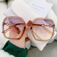 Sunglasses Square Oversized Women Fashion Uv400 Sun Glasses Designer Luxury Shades Eyewear Big Frame Woman Gafas De Sol