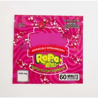 L08Q упаковочные пакеты квадратные веревки кусочки кислые желоба конфеты Gummy Bag 500 мг займуем