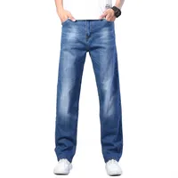 Jeans masculin 6 couleur automne mince de marque classique lâche extensible extensible pantalon denim décontracté pantalon de printemps et d'été 220923