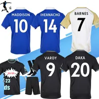 2022 2023 Jerseys de fútbol de Leices Vardy Maddison Tielemans Ndidi Camiseta Futbol Men Kits Kits Maillot de 22 23 Cits Camisa de fútbol