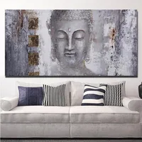 Canvas Painting Wall Posters and Prints Modern Buddha Wall Art Pictures For Living Room Decoration Dining Restaurant el Home De182G