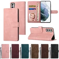 Retro Wallet Lederh￼llen f￼r Huawei Mate 40 Pro P50 P40 P30 Honor 50 Nova 7 SE 6se 20 Nova 3i Business Kickstand Kredit -ID -Karten Magnetic Flip Cover Fashion Pouch -Gurt