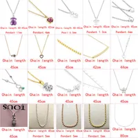 2021 new style 100% 925 sterling silver fashion classic Diy cute bear elegant ladies fashion necklace whole factory direct sal3036