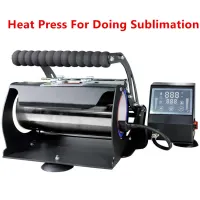 Warmte drukprinter sublimatie bewerking voor 20 oz 30 oz 12oz magere rechte tumber 110V Amerikaanse plugoverdracht drukmachine