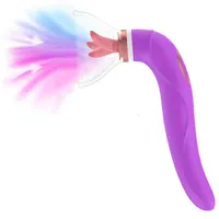 Массагер секс -игрушка клиторальная сосание вибратор g Spot Longue с режимами всасывания