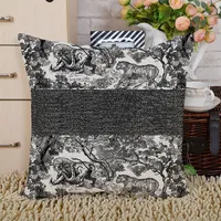 Luxurys designers Pillows Nordic Weave Pillowcase Cushion Cover Fashion Design Solid Color Decorative Decoration Home320B