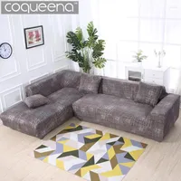 Chair Covers 2 Pieces For L Shaped Sofa Universal Stretch Elastic Corner Slipcovers Living Room Couch Cover Home Textile SC032