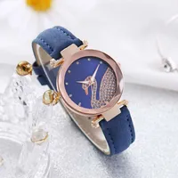 Relógios de pulso 2022 Quartz Trendy Top Brand Brand Feminino Strapra de Correia Casual Women Women Women