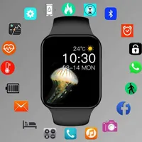손목 시계 시리즈 7 디지털 시계 남자 여성 스마트 워치 심박수 계산 단계 칼로리 피트니스 추적 I7 스마트 시계 애플 Android Y68 Pro 0924