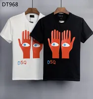 DSQ ICON GYB Erkekler T-Shirts Tasarımcı Baskı Mektubu Erkekler Tees Paris Pamuk Polos Man Üstleri Kadın Giyim Moda Dsquare 2 DSQUEDS DSQ2S YATAK
