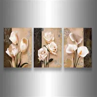 3 Piece Wall Art Modern Abstract Large cheap Floral Black And White tree of life Oil Painting On Canvas home decoration Poster252u