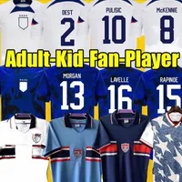 2022 Usas Soccer Jerseys Pulisic 1994 Classic Retro Football Shirt United States Men Kids Kits Socks World Cup America Tops Tee Shirts National 911026 P45Q#