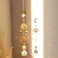 Dekorative Figuren exquisites Kristallwind -Chime Prisma F￤nger h￤ngen Ornament Vorhang Anh￤nger Hausgarten Dekoration Geschenk
