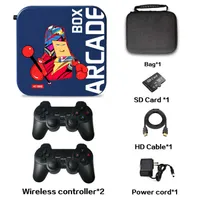 Game Controllers Joysticks Arcade Box Game Console for PS1 N64 GBA 64GB Classic Retro Emulator 33000 Games Super Console 4K HD Video Game Player TV Box T220916