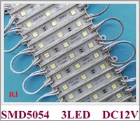 Modulo LED SMD 5054 super luminoso Modulo di retroilluminazione posteriore per la lettera DC12V 3D 3 X 0,4 W 1,2W 150LM IP66 IPTROURO