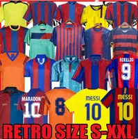 Fu￟ballfinale Retro -Fu￟balltrikot 96 97 98 99 07 08 09 10 11 12 13 14 15 Ronaldinho Rivaldo Iniesta Maillot de Foot Ibrahimovic Eto'o Kluive