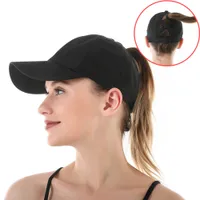 Ponytail Baseball Cap for Women Summer Quick Dry Mesh Sport Hats for Women Girls Running Caps Pure Color High Ponytail Hat