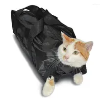 Portadores de gatos Bag de aseo para mascotas Mestrico de bañera Corte de uñas Examen