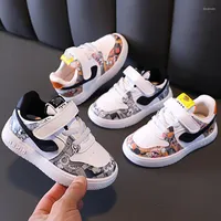 Athletic Shoes Children's Board Spring And Autumn 2022 Girls Fashion Sports Boys Casual Gray Orange Cute Flat