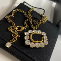 Designer Luxury Pendant Necklaces Bracelet Fashion for Man Woman Gold Chain Link Necklace Bracelets For Women Party Wedding Jewelr279P