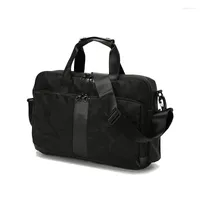 Duffel Bags AETOO Men's Handbag Shoulder Bag Oxford Cloth Large Capacity 15.6-inch Computer Business Travel Nylon