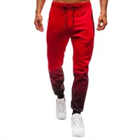 Men's Pants Breathable Gradient Slim Pocket Men's Grain Zipper Sports Trousers Casual Lavender Men Toddler Apparel