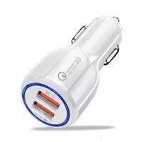 Car Charger Car Usb Charger Quick Charge 3.0 2.0 Mobile Phone 2 Port Fast For Tablet Car-Charger Drop Delivery 2021 M Dhcarfuelfilter Dhc0S