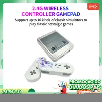 Game Controllers Joysticks GOGOCAT Retro Game Console Emulator 64G HD for PS1 SNES MAME Super Nintendo Switch Arcade  Wireless Controller 10000 TV Box Gift T220916