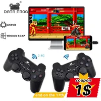 Game Controllers Joysticks 2.4 G Wireless Controller Gamepad for Android iPhone Bluetooth Gamepad with OTG Converter for Smart Phone Tablet PC T220916