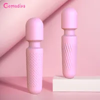 Fabric Mini AV Vibrator Magic Wand for Women Dildos Clitoris Stimulator Rechargeable Massager Masturbator Fidget Sex Toys for Adults 18