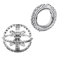 Stainless Steel Ring Women Men Lovers Alloy Finger Rings Gifts New Necklace Ring Holder Pendant Astronomical Ball Rings275u