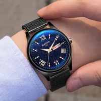 Wristwatches Watch Men's Trend Waterproof Luminous Starry Sky Quartz Simple Atmosphere Casual Retro