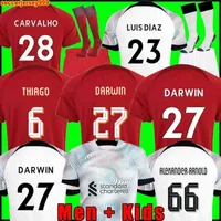 Jerseys de football 22 23 Soccer Soccer Jersey 2022 2023 Darwin Carvalho Mohamed Diogo Keita Luis Diaz Football Shirt Men Kids Kit Uniforms Fabi K2W8 #