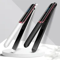 Hair Straighteners Negative Ion Ceramic Flat Iron 2 In 1 Fast Straight Curling Professional Curl 220922